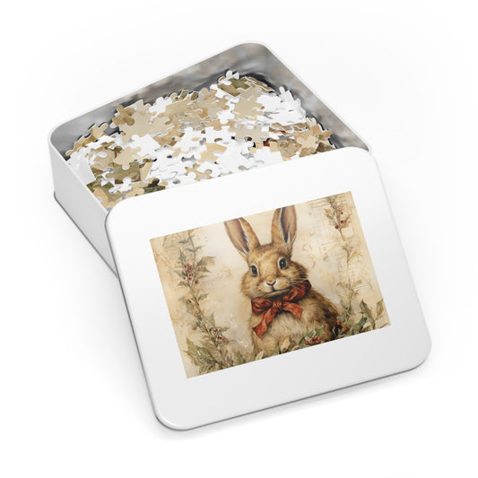 Jigsaw Puzzle, Rabbit, Personalised/Non-Personalised (30, 110, 252, 500,1000-Piece)