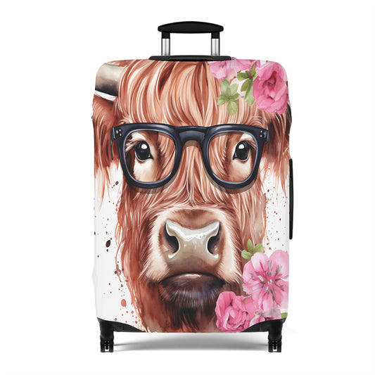 Luggage Cover, Highland Cow, awd-012