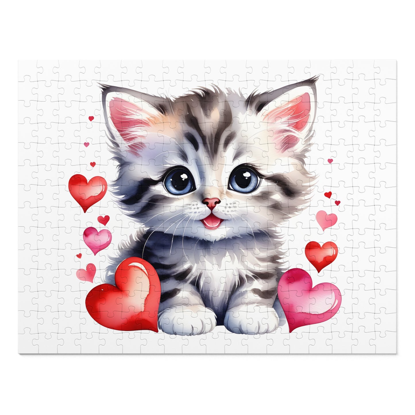 Jigsaw Puzzle, Cat, Personalised/Non-Personalised (30, 110, 252, 500,1000-Piece)