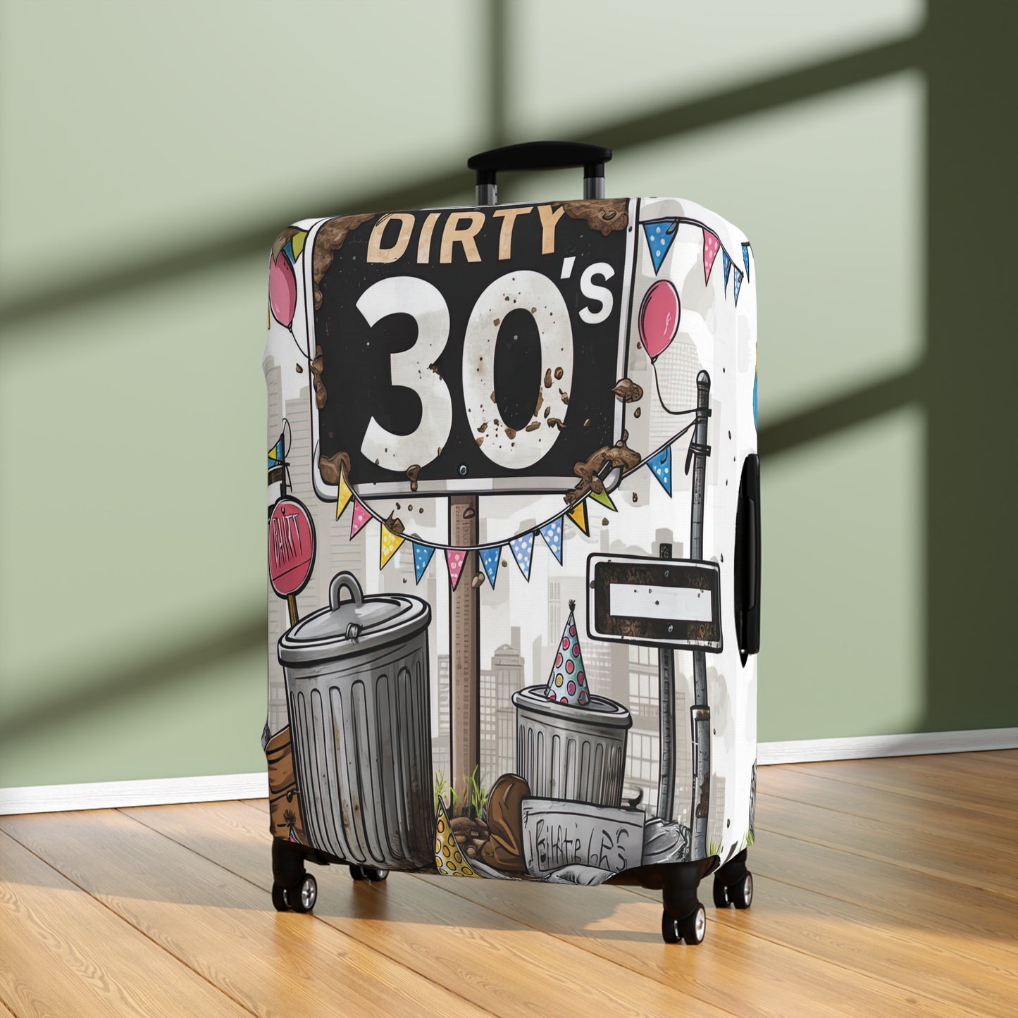 Luggage Cover, Dirty Thirty's, awd-1663