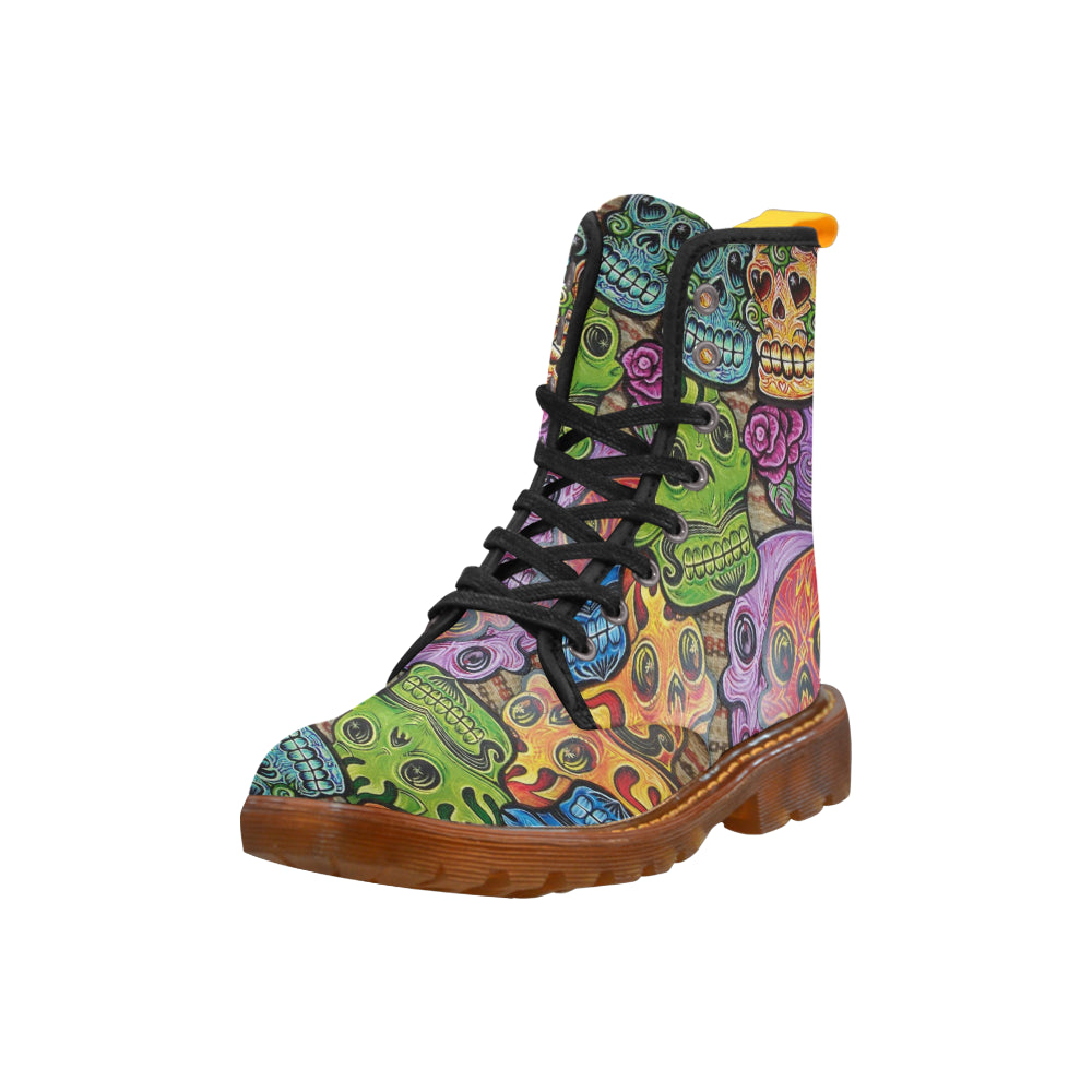 Martin Boots For Women colour skull