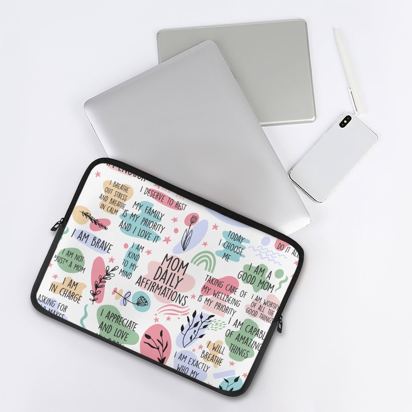 Laptop Sleeve - without handles - Affirmations - Mom