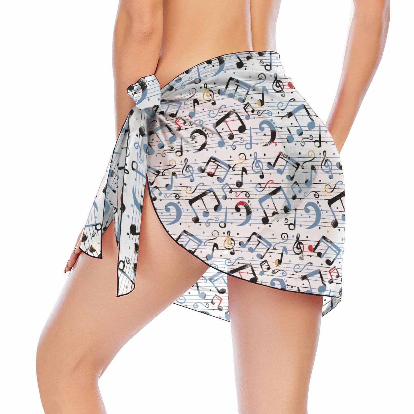 Its all about the music  Women's Beach Sarong Wrap