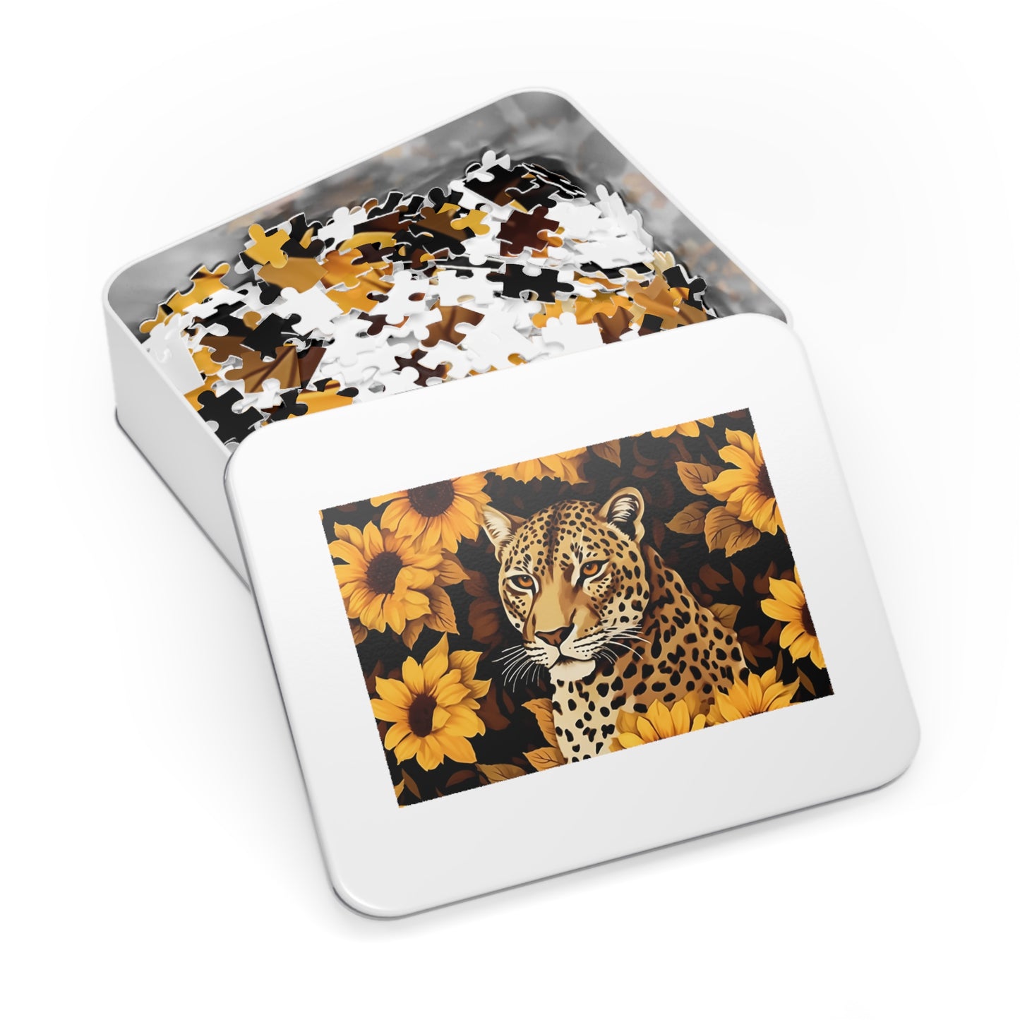 Jigsaw Puzzle, Leopard, Personalised/Non-Personalised (30, 110, 252, 500,1000-Piece)