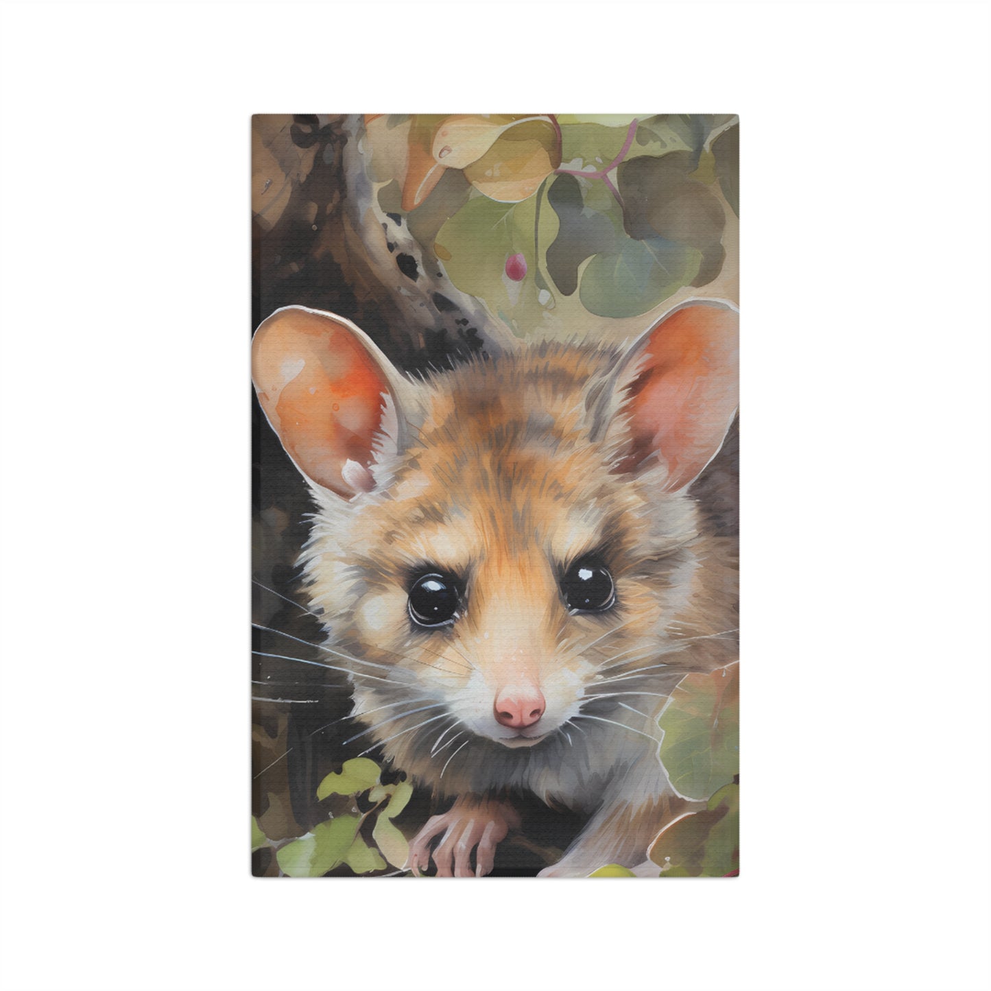 Microfiber Tea Towel, Australian Animals, Possum