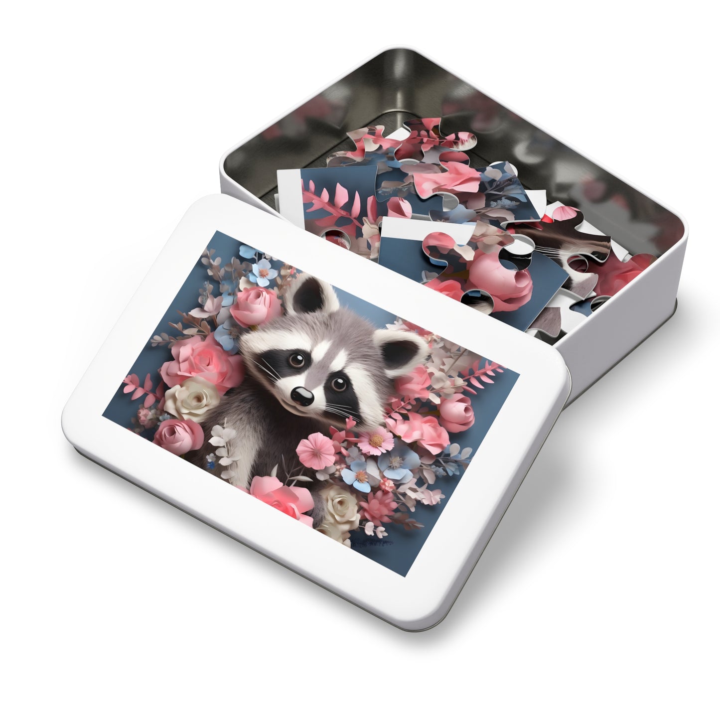 Jigsaw Puzzle, Racoon, Personalised/Non-Personalised (30, 110, 252, 500,1000-Piece)