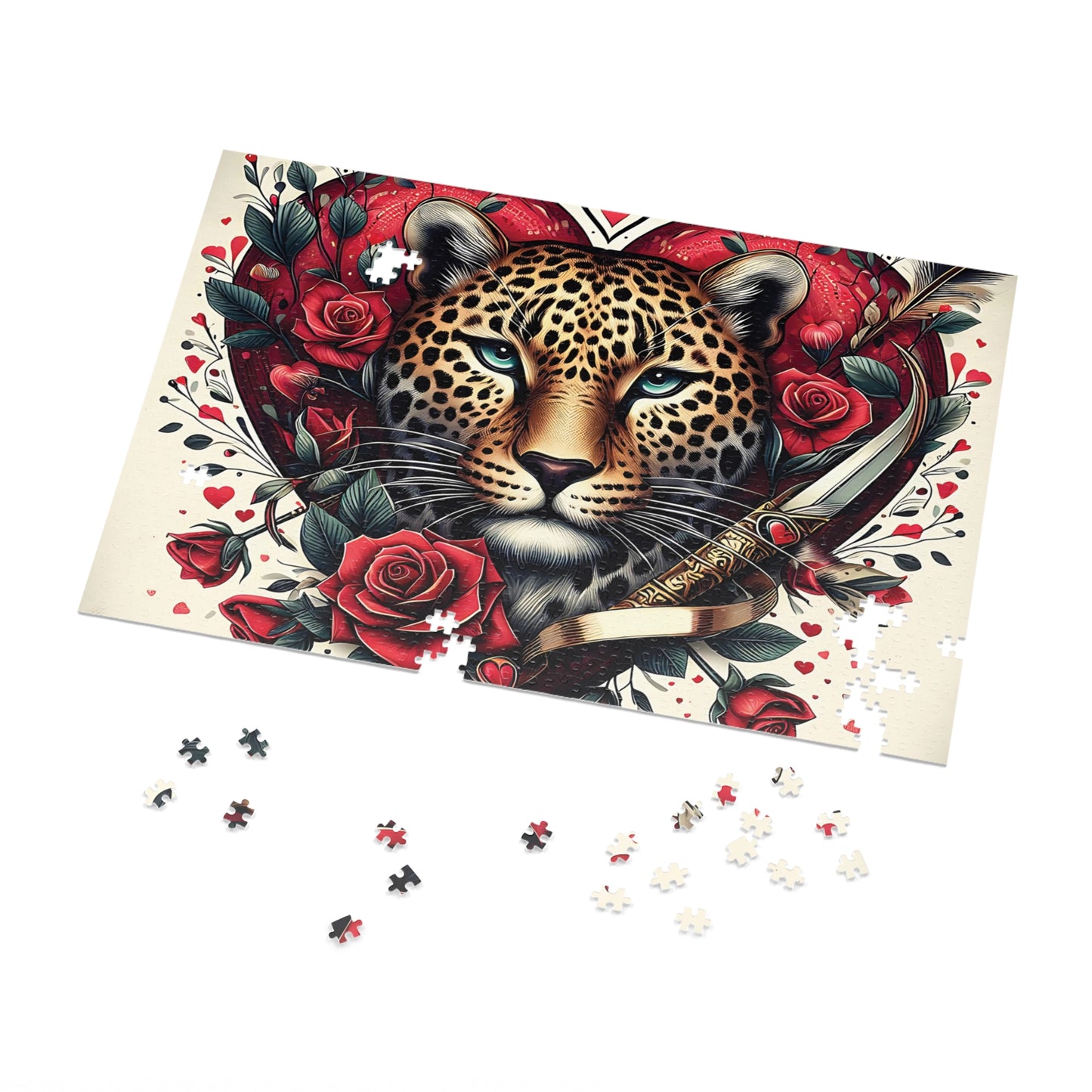 Jigsaw Puzzle, Cheetah, Personalised/Non-Personalised (30, 110, 252, 500,1000-Piece)