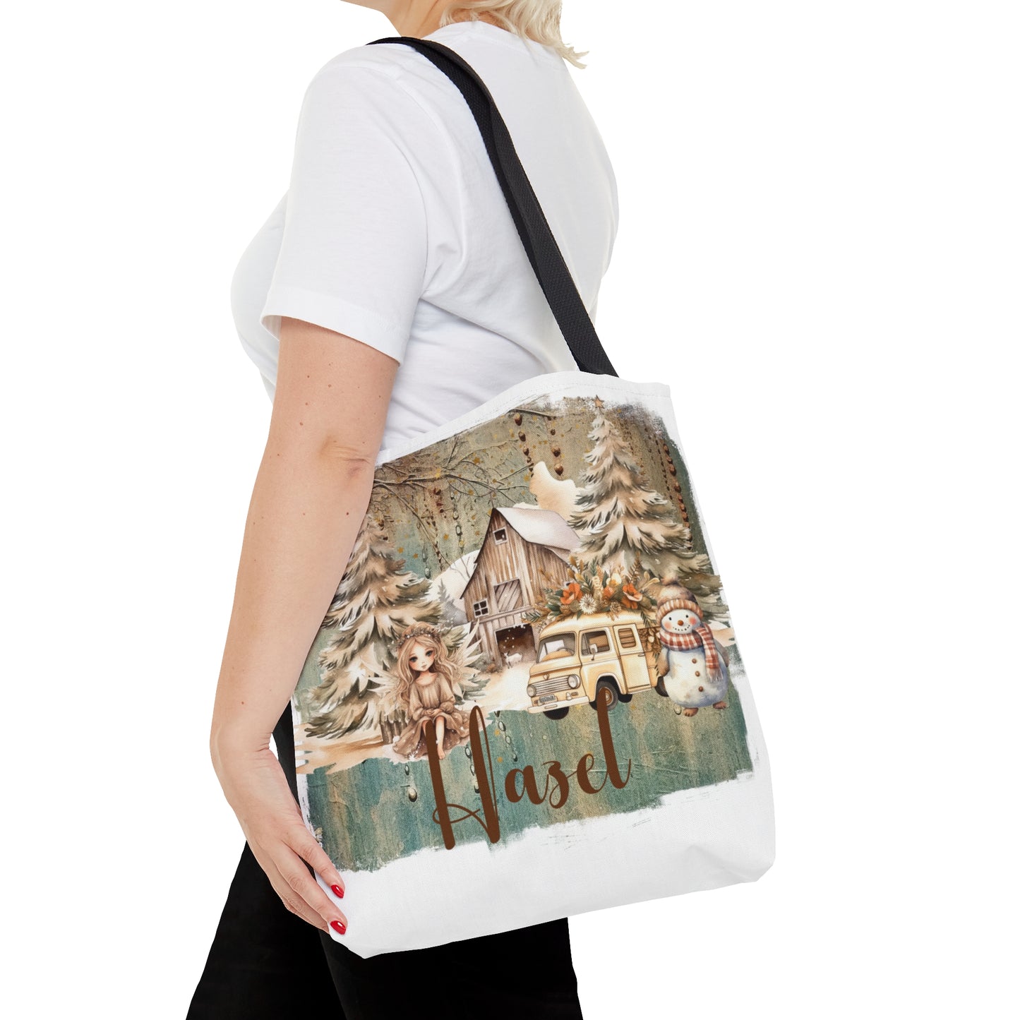 Personalised Tote Bag, Boho Christmas bag, Christmas Tote Bag, Personalised/Non-Personalised