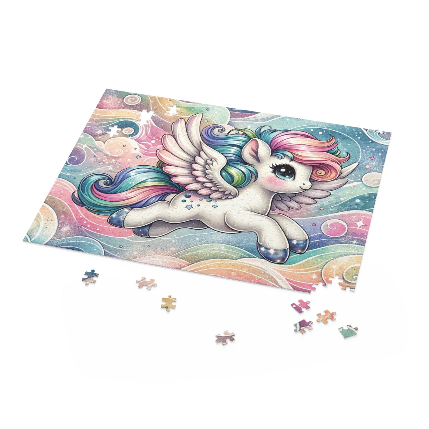 Puzzle, Rainbow Unicorn (120, 252, 500-Piece) awd-645