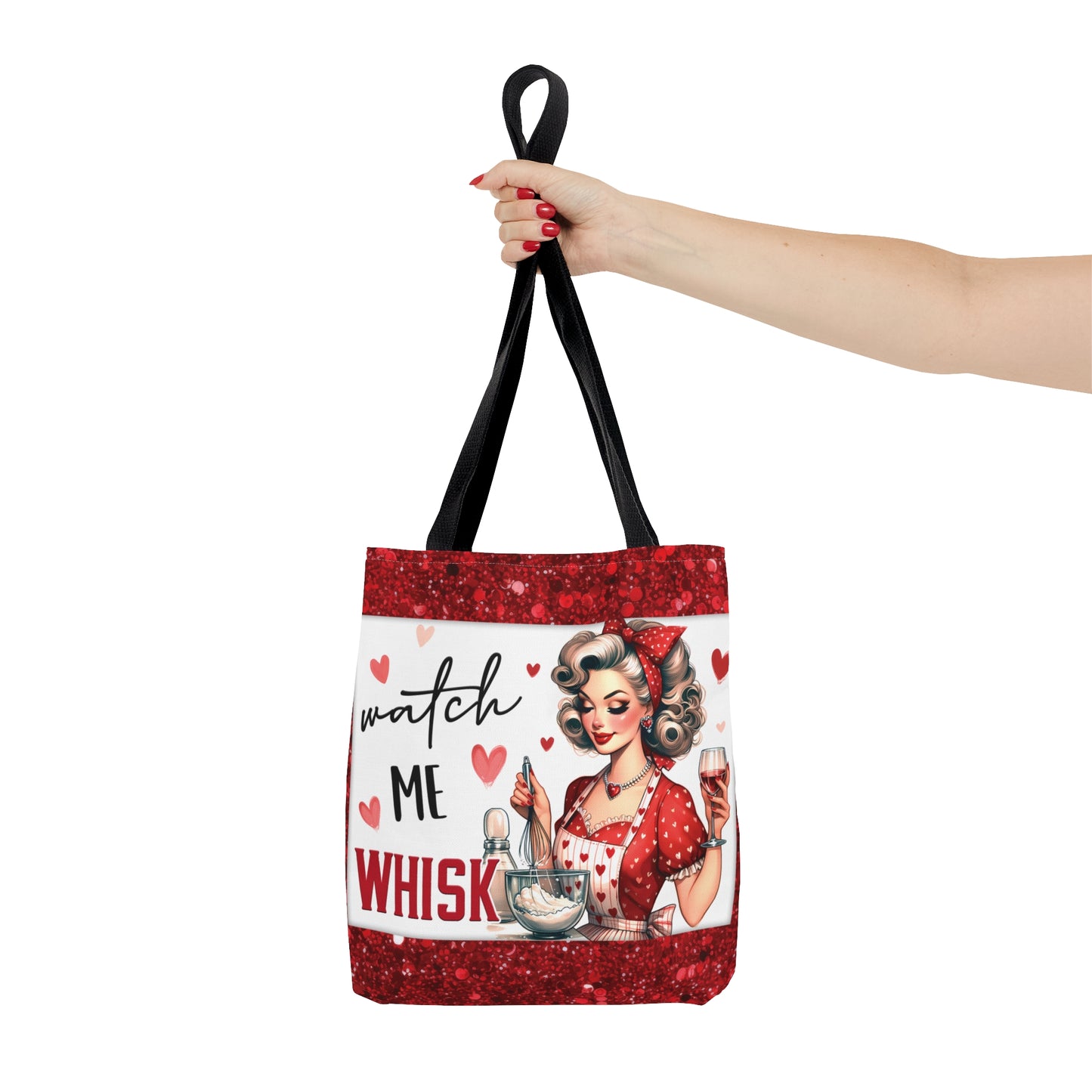 Tote Bag, Retro, Watch Me Whisk