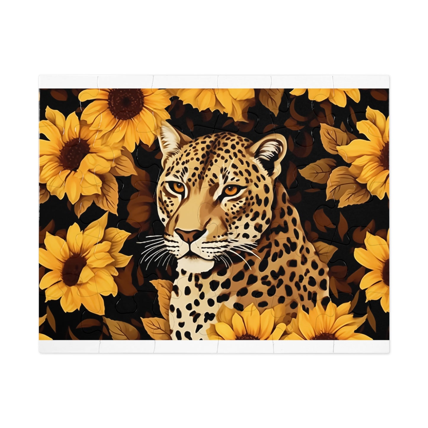 Jigsaw Puzzle, Leopard, Personalised/Non-Personalised (30, 110, 252, 500,1000-Piece)