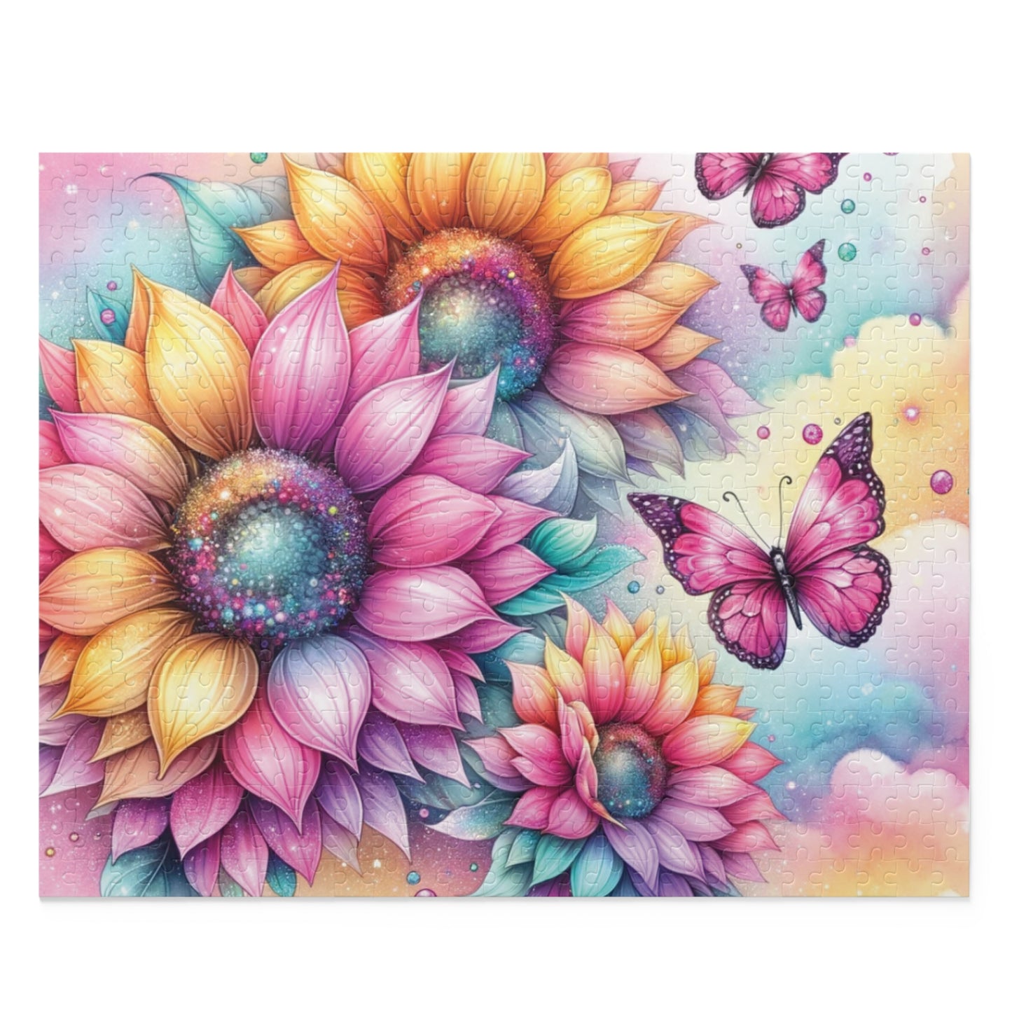 Puzzle,  Floral (120, 252, 500-Piece) awd-644