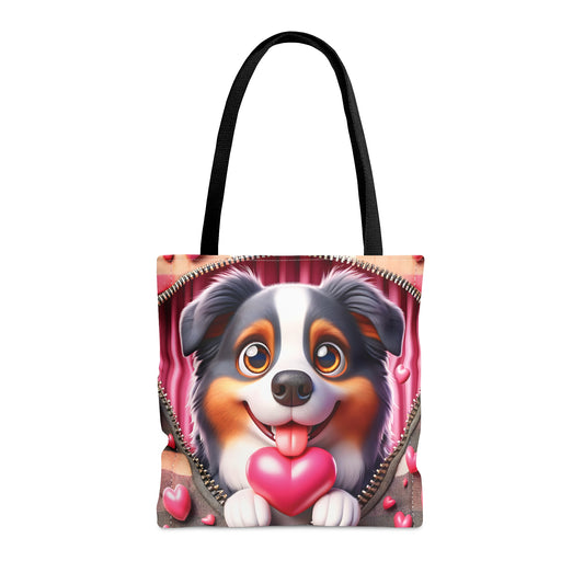 Tote Bag, Cute Dog, Personalised/Non-Personalised Tote bag