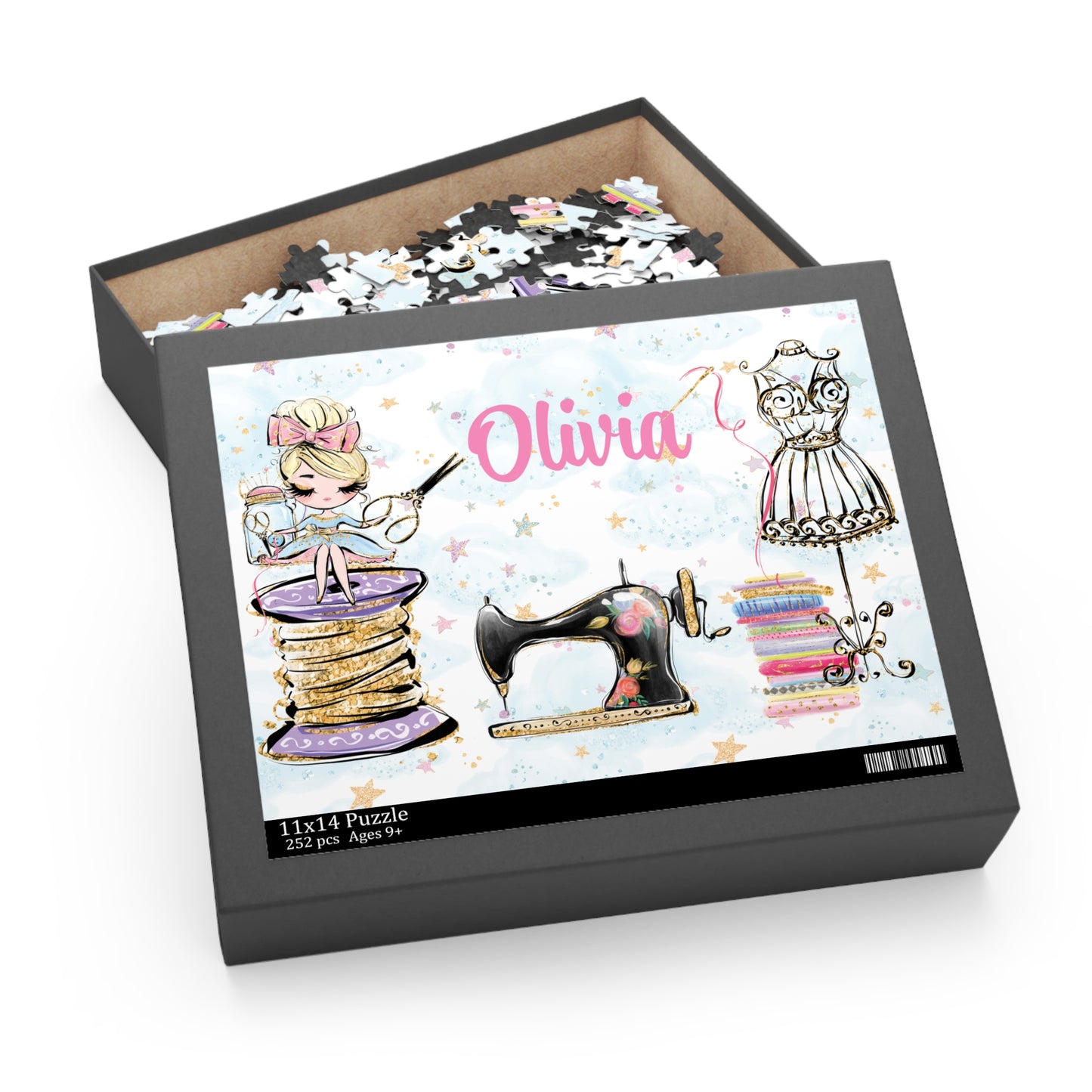 Personalised/Non-Personalised Puzzle, Sewing (120, 252, 500-Piece)