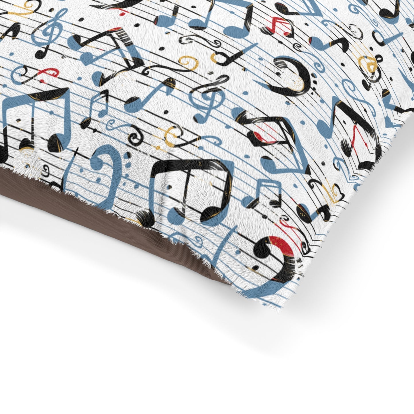 Luxury Pet Bed, feather soft fleece, Music Lovers