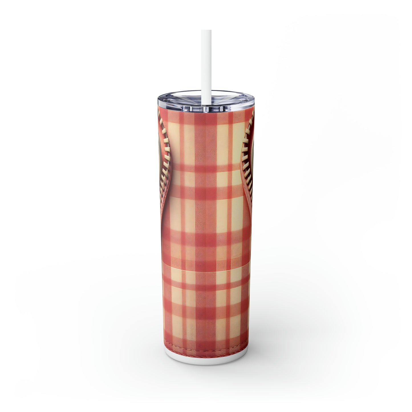 Skinny Tumbler with Straw, 20oz, Koala, Valentines Day