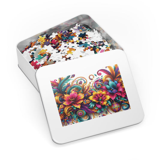 Jigsaw Puzzle, Floral, Personalised/Non-Personalised (30, 110, 252, 500,1000-Piece)