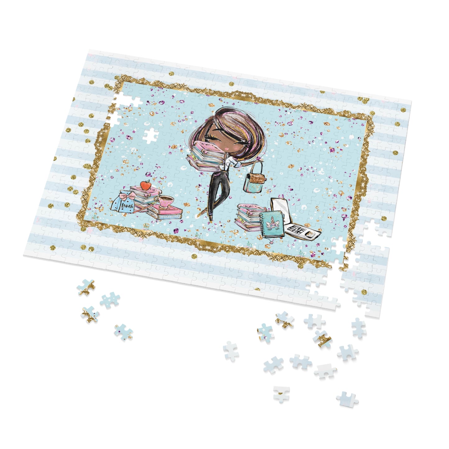 Jigsaw Puzzle, Teacher, Personalised/Non-Personalised (30, 110, 252, 500,1000-Piece)