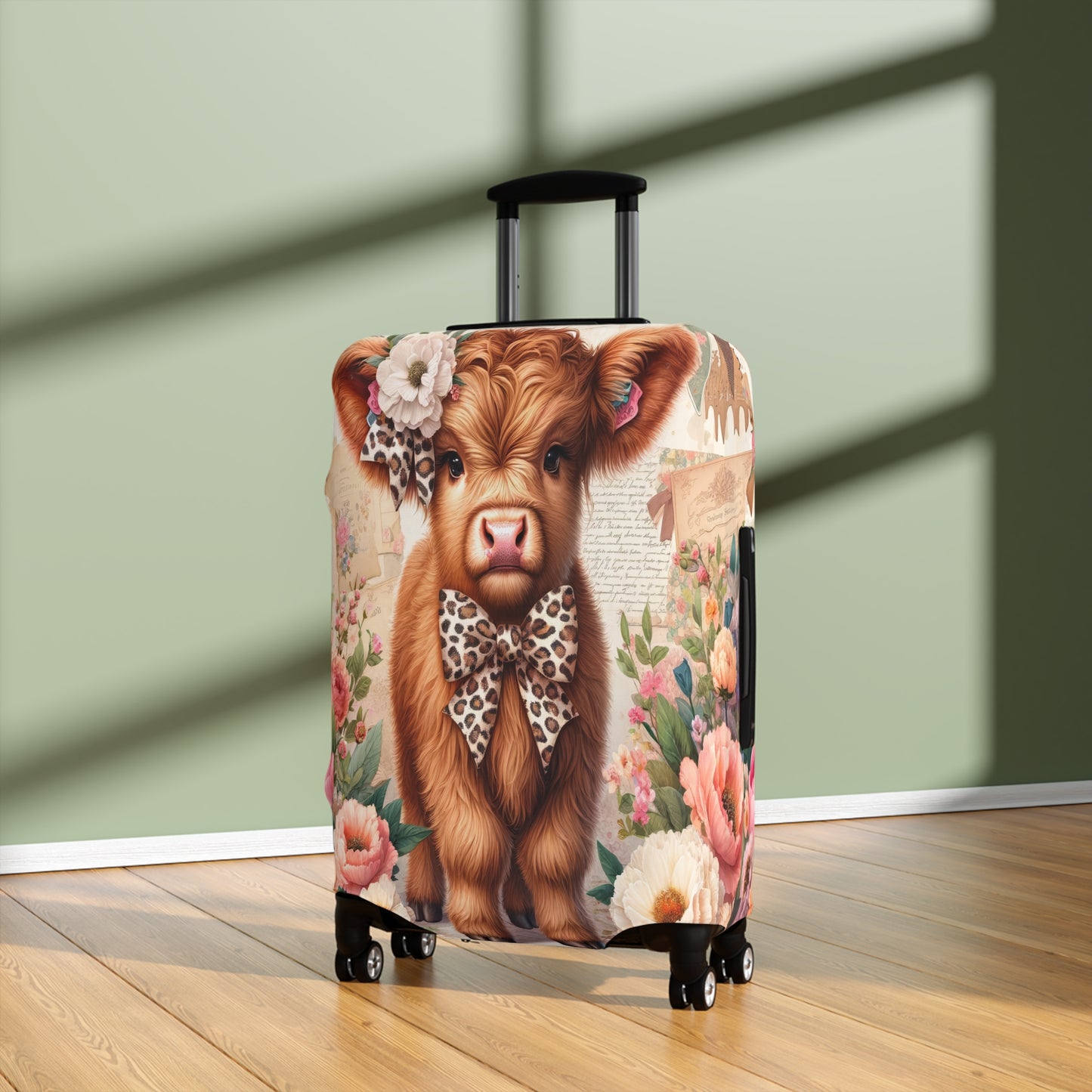 Luggage Cover, Highland Cow, awd-5001