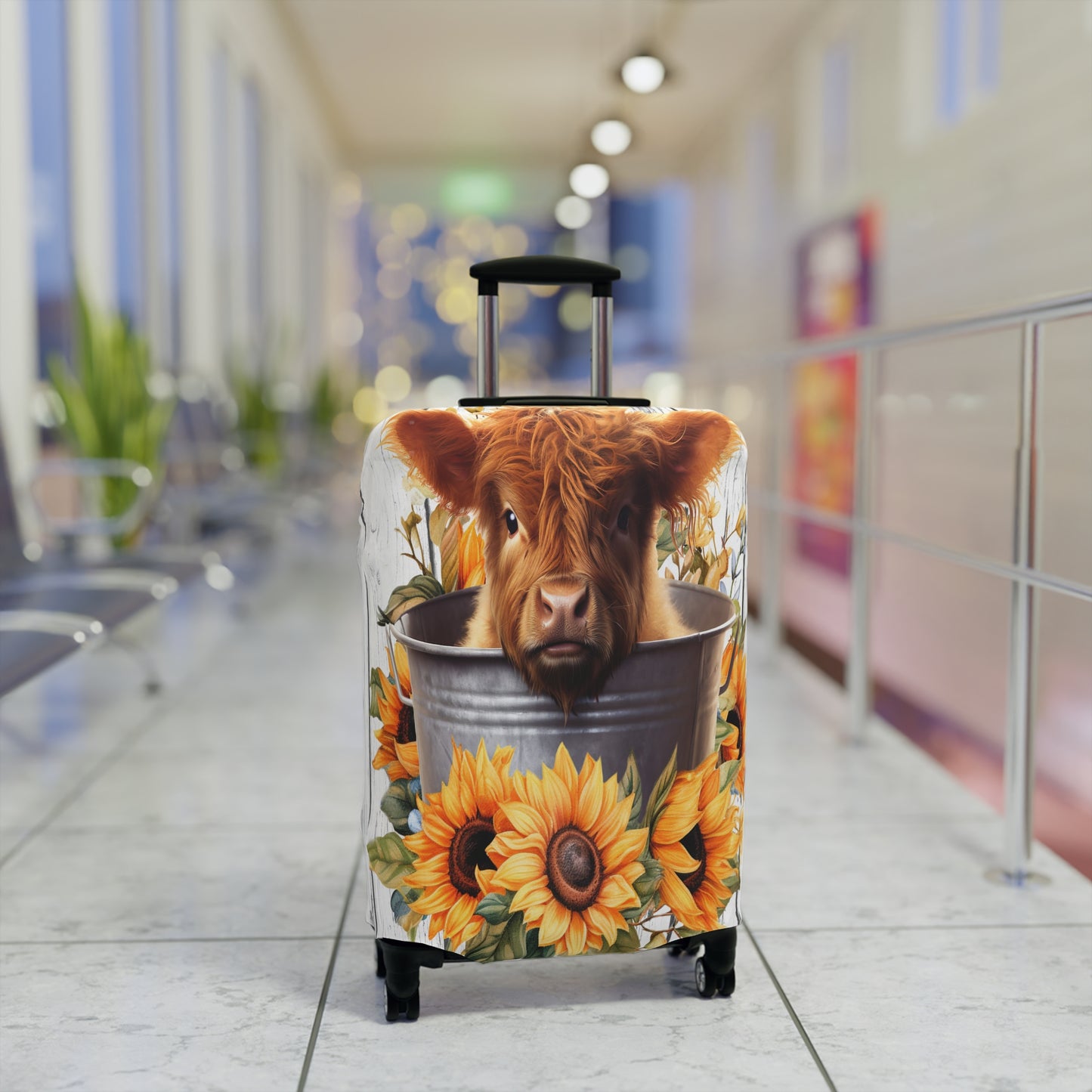 Luggage Cover, Highland Cow, awd-225