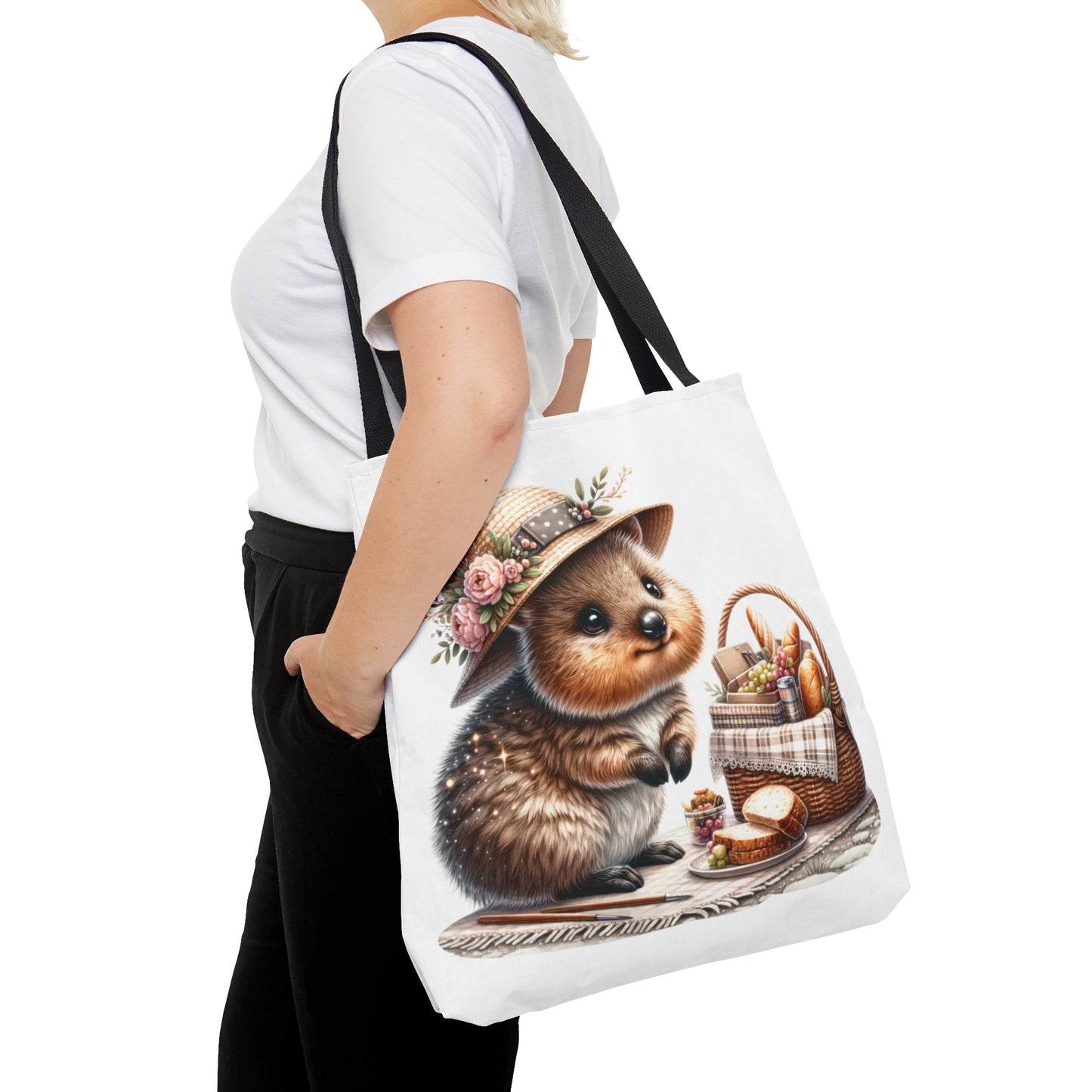 Tote Bag, Australian Animals, Quokka, Personalised/Non-Personalised Tote bag