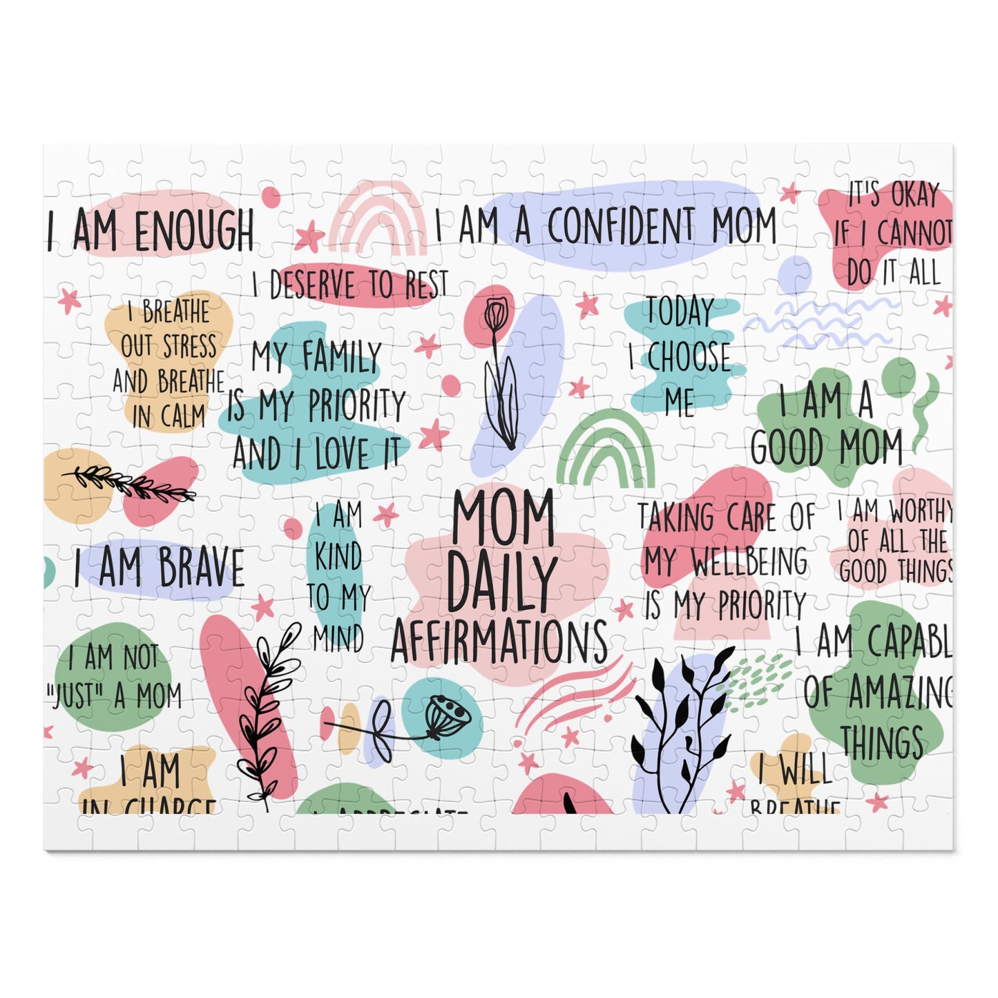 Jigsaw Puzzle in Tin, Affirmations, Mom Personalised/Non-Personalised, awd-1372