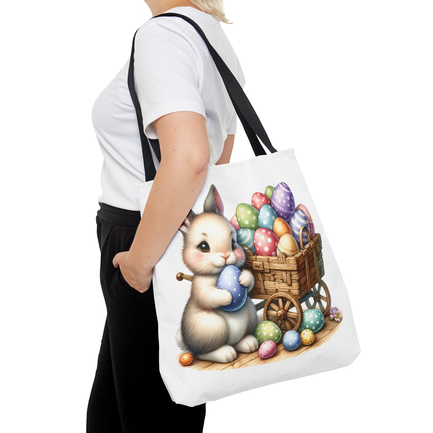 Tote Bag, Easter, Rabbit, Personalised/Non-Personalised Tote bag