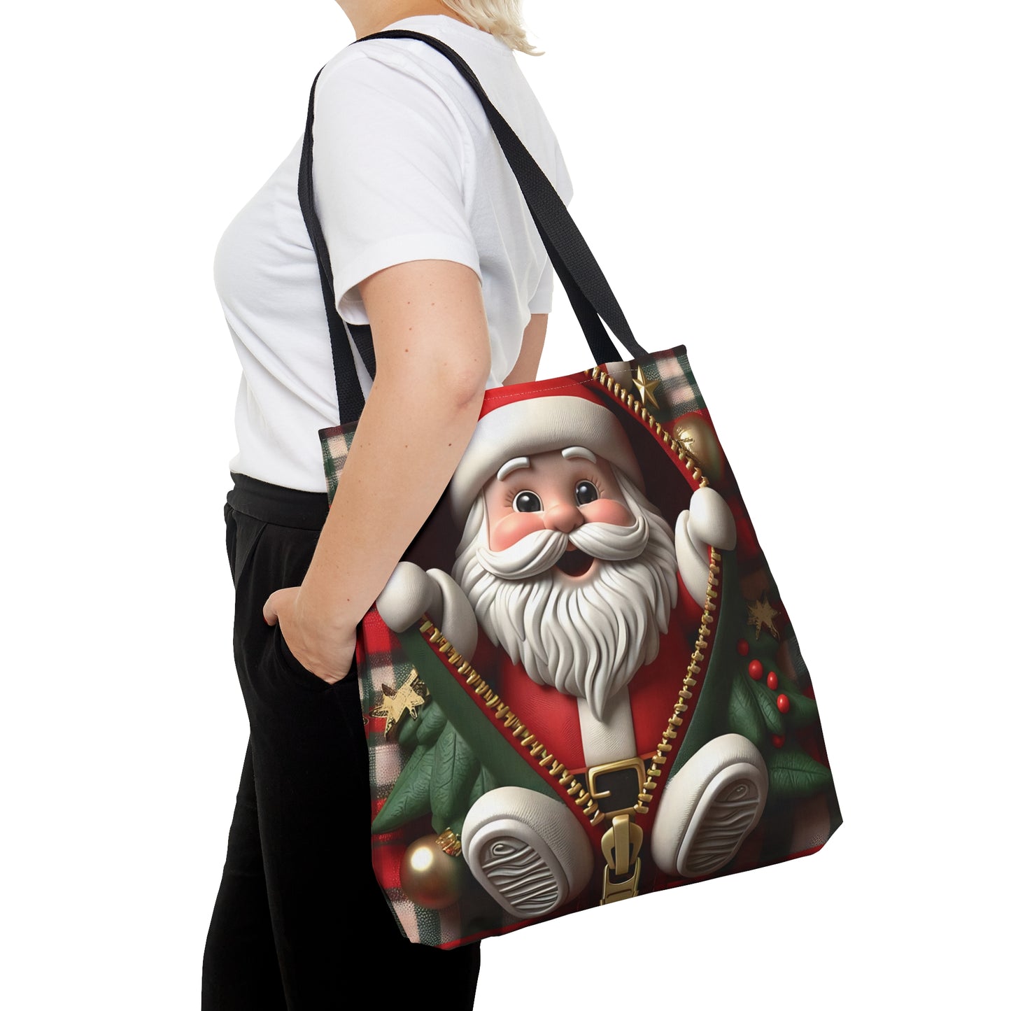 Tote Bag, Christmas, Santa, Personalised/Non-Personalised Tote bag