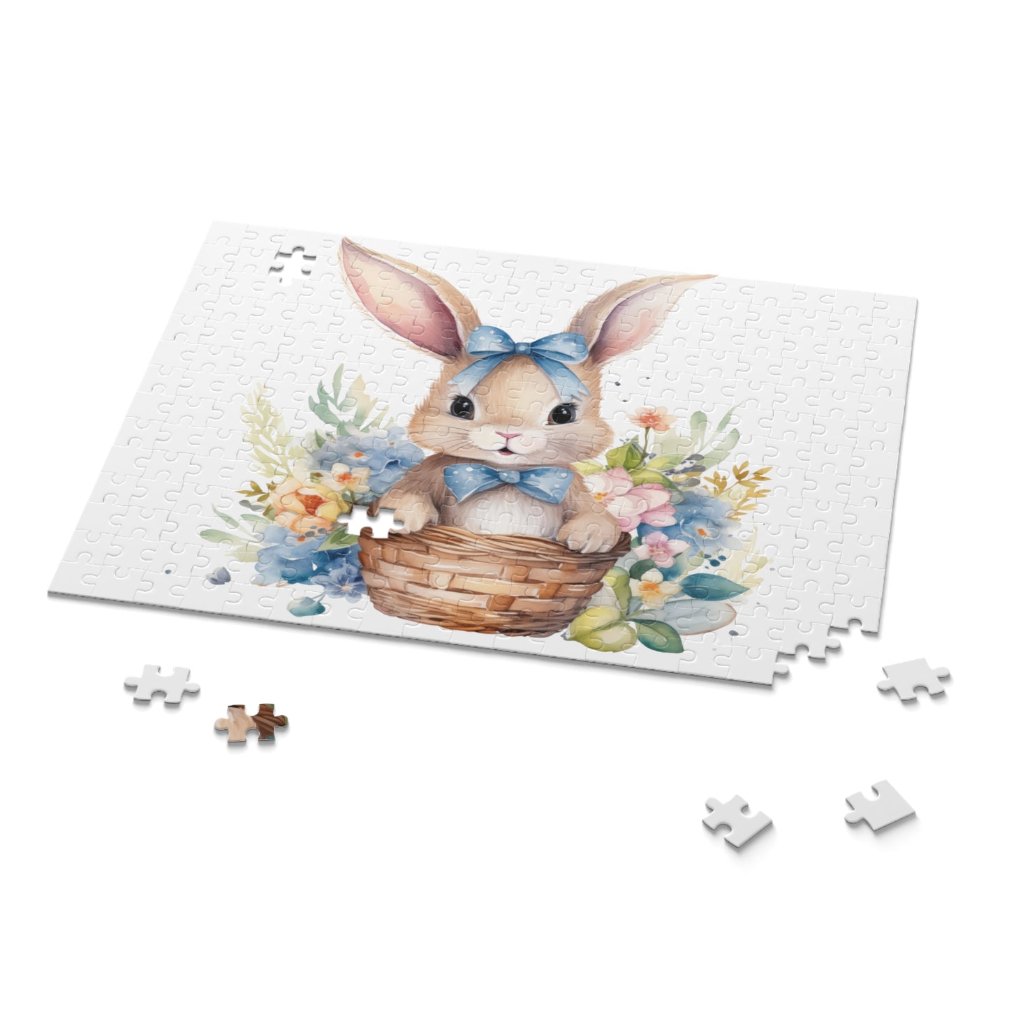 Personalised/Non-Personalised Puzzle, Easter Bunny (120, 252, 500-Piece)