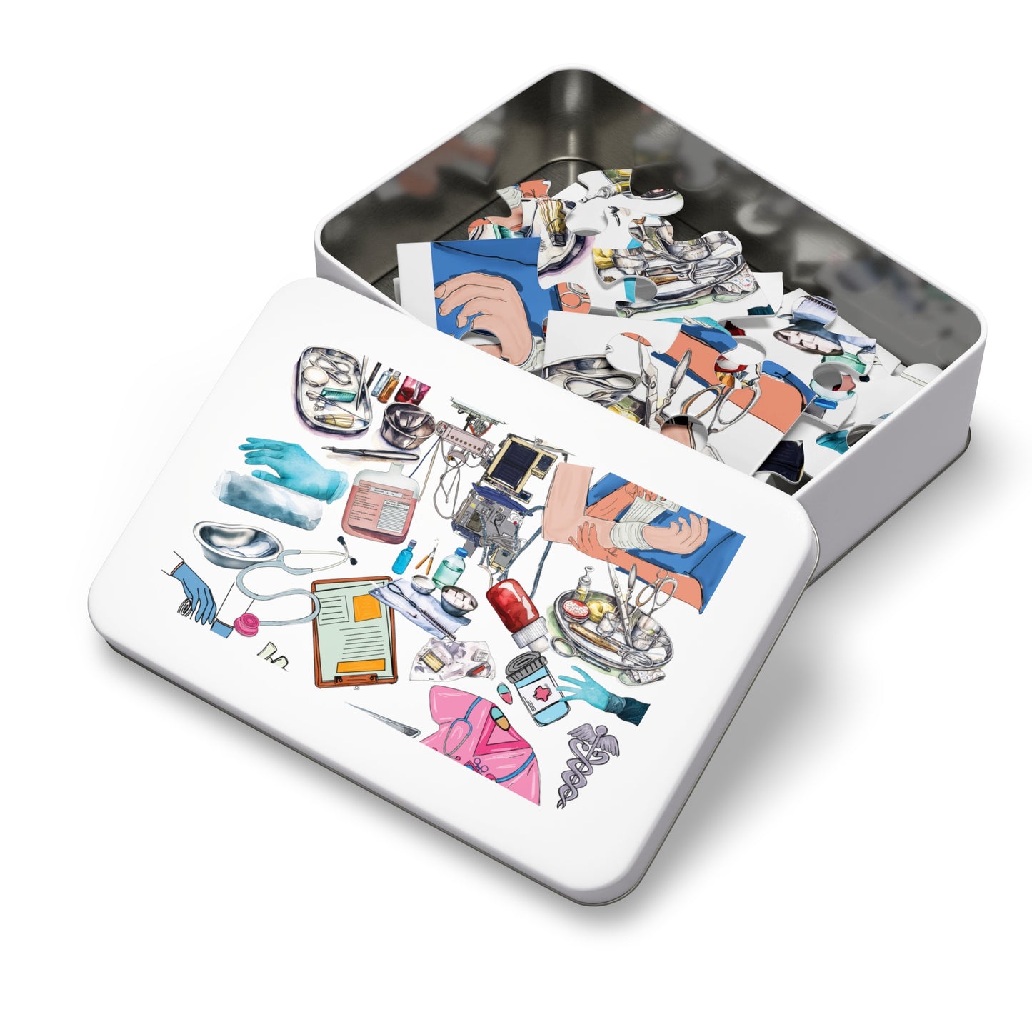 Jigsaw Puzzle, Wound Care Nurse, Personalised/Non-Personalised (30, 110, 252, 500,1000-Piece)