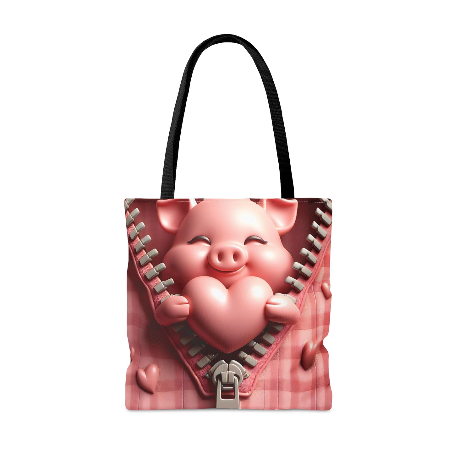 Tote Bag, Pig, Personalised/Non-Personalised Tote bag