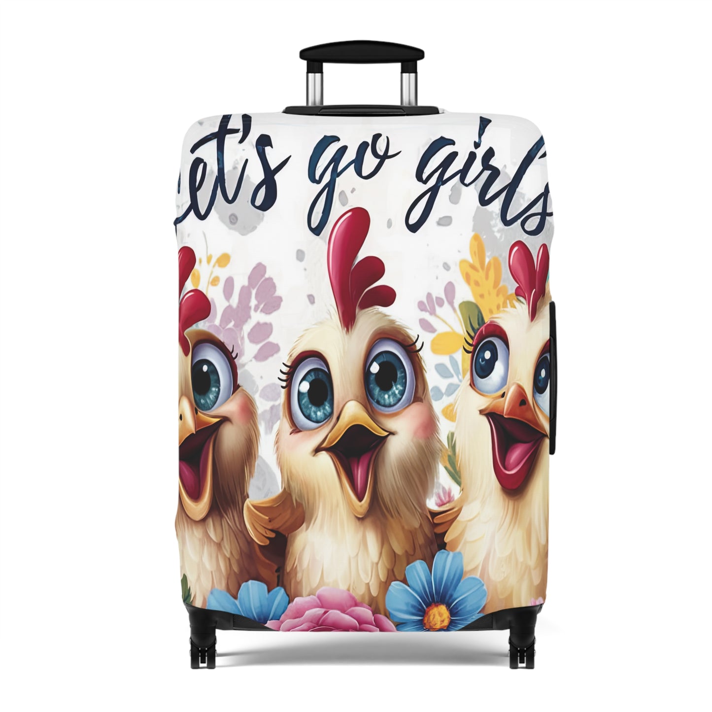 Luggage Cover, Chickens, Let's Go Girls, awd-1675