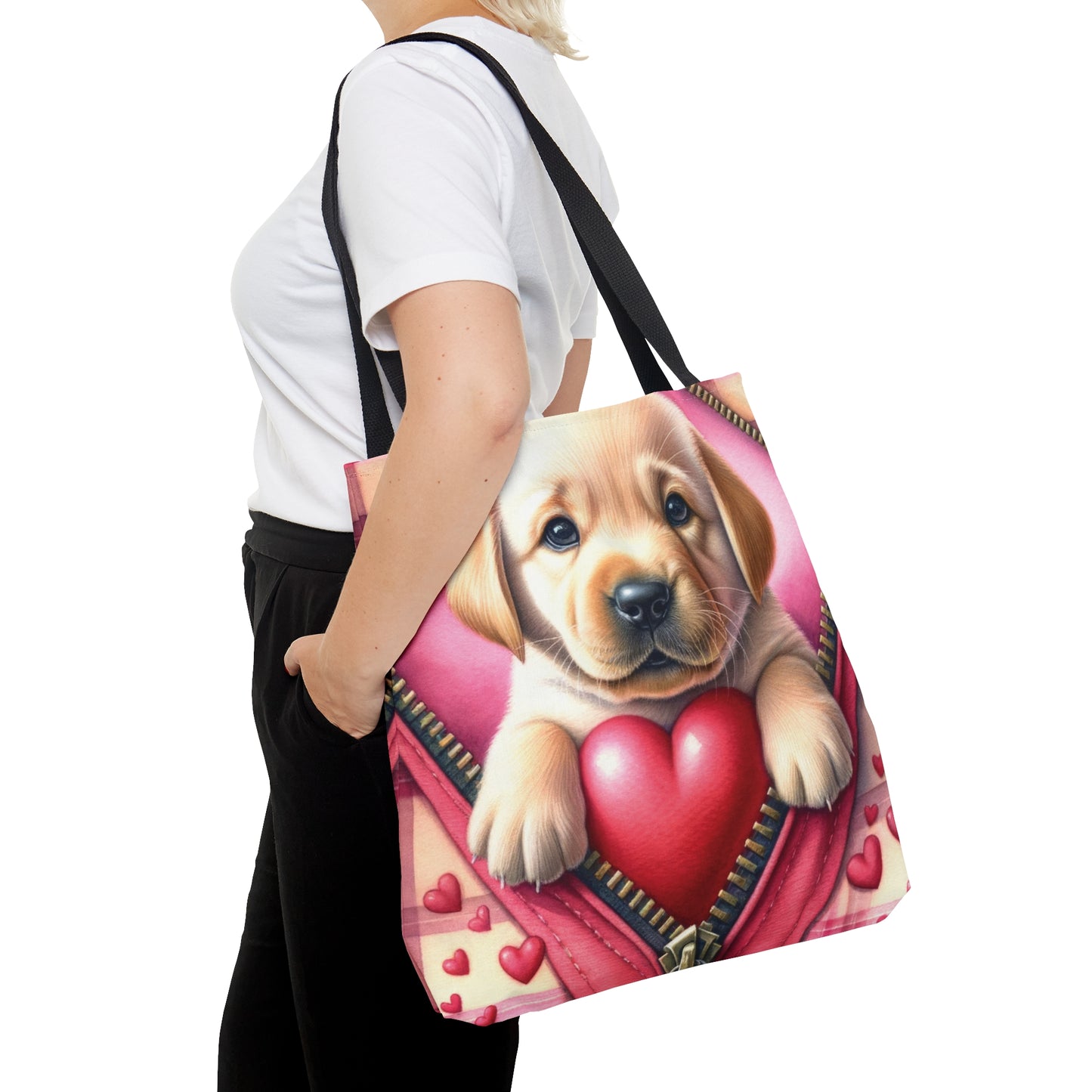 Tote Bag, Cute Dog, Personalised/Non-Personalised Tote bag