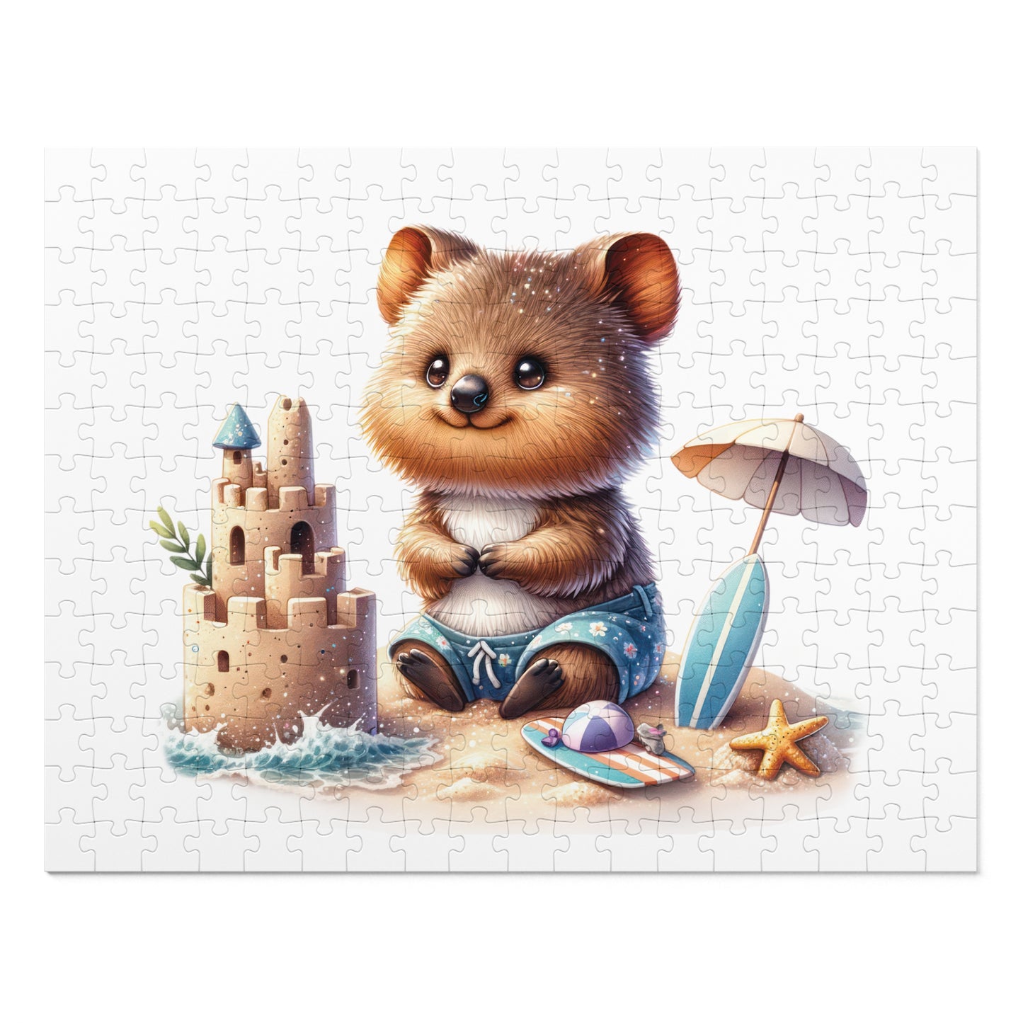 Jigsaw Puzzle in Tin, Australian Animals, Quokka, Personalised/Non-Personalised, awd-1324 (30, 110, 252, 500,1000-Piece)