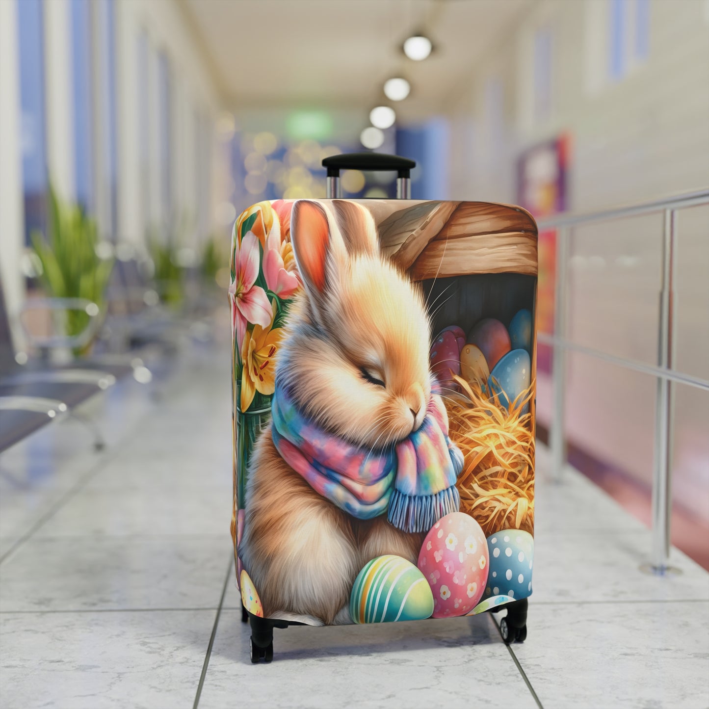 Luggage Cover, Easter, Rabbit, awd-1606