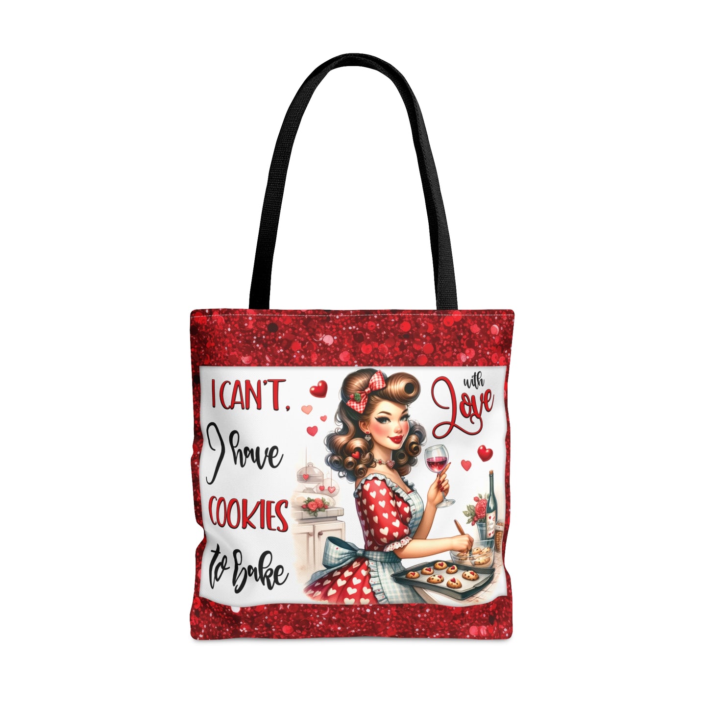 Tote Bag, Retro, I can't I have Cookies to Bake