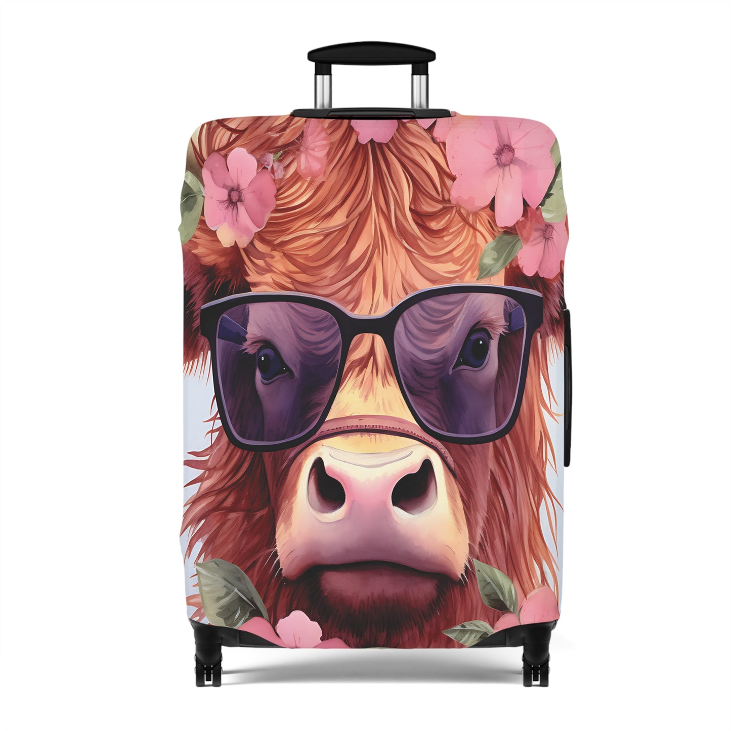 Luggage Cover, Highland Cow, awd-018