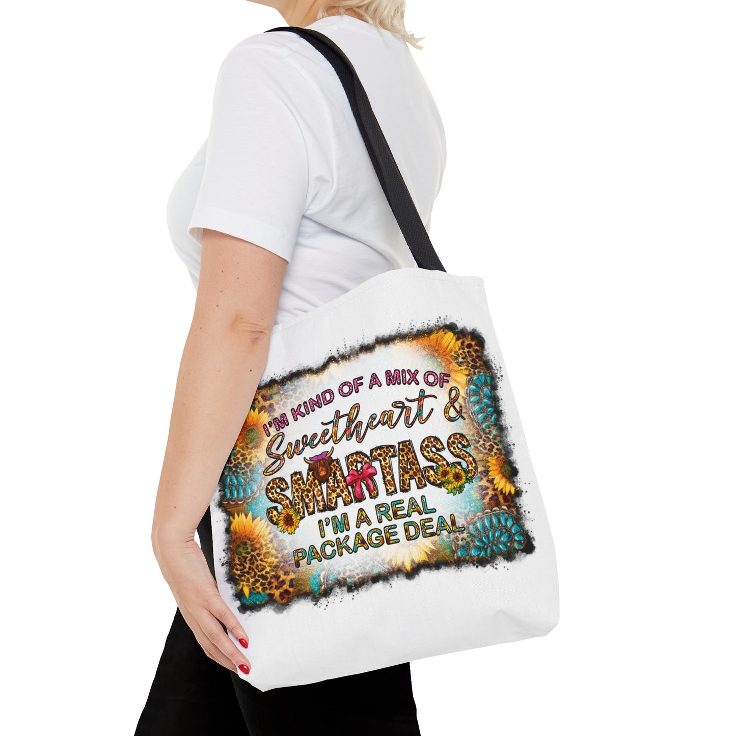 Tote Bag, Western, I'm kind of a mix of sweetheart