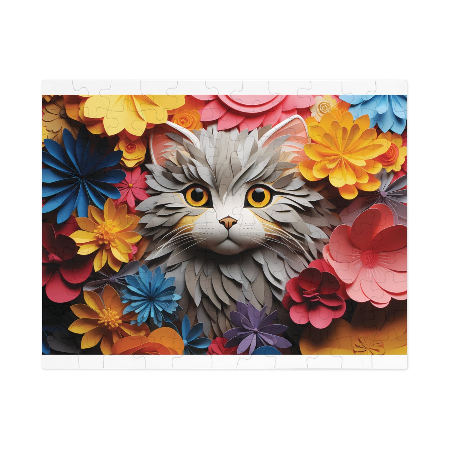 Jigsaw Puzzle, Cat, Personalised/Non-Personalised (30, 110, 252, 500,1000-Piece)