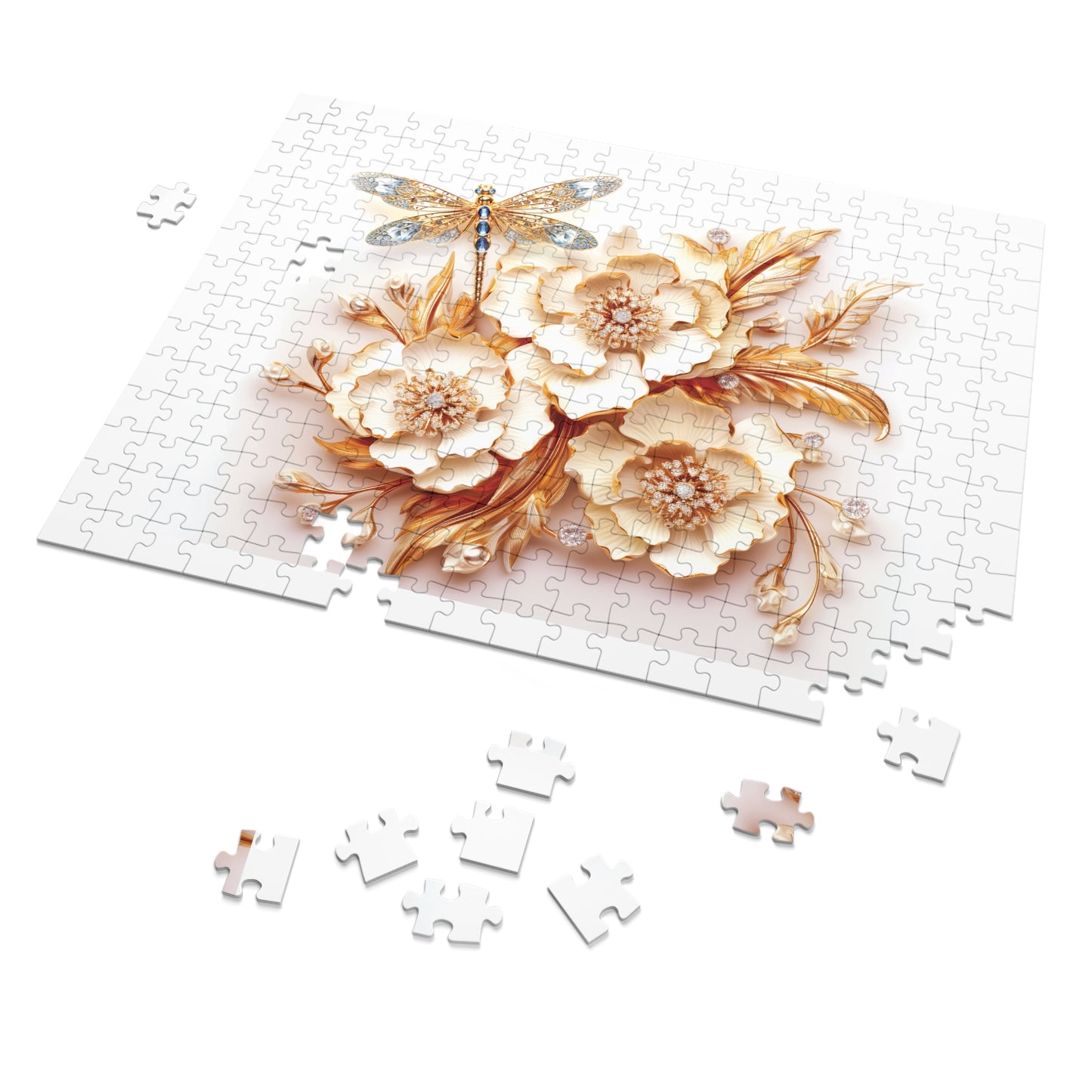 Jigsaw Puzzle, Floral, Personalised/Non-Personalised (30, 110, 252, 500,1000-Piece)