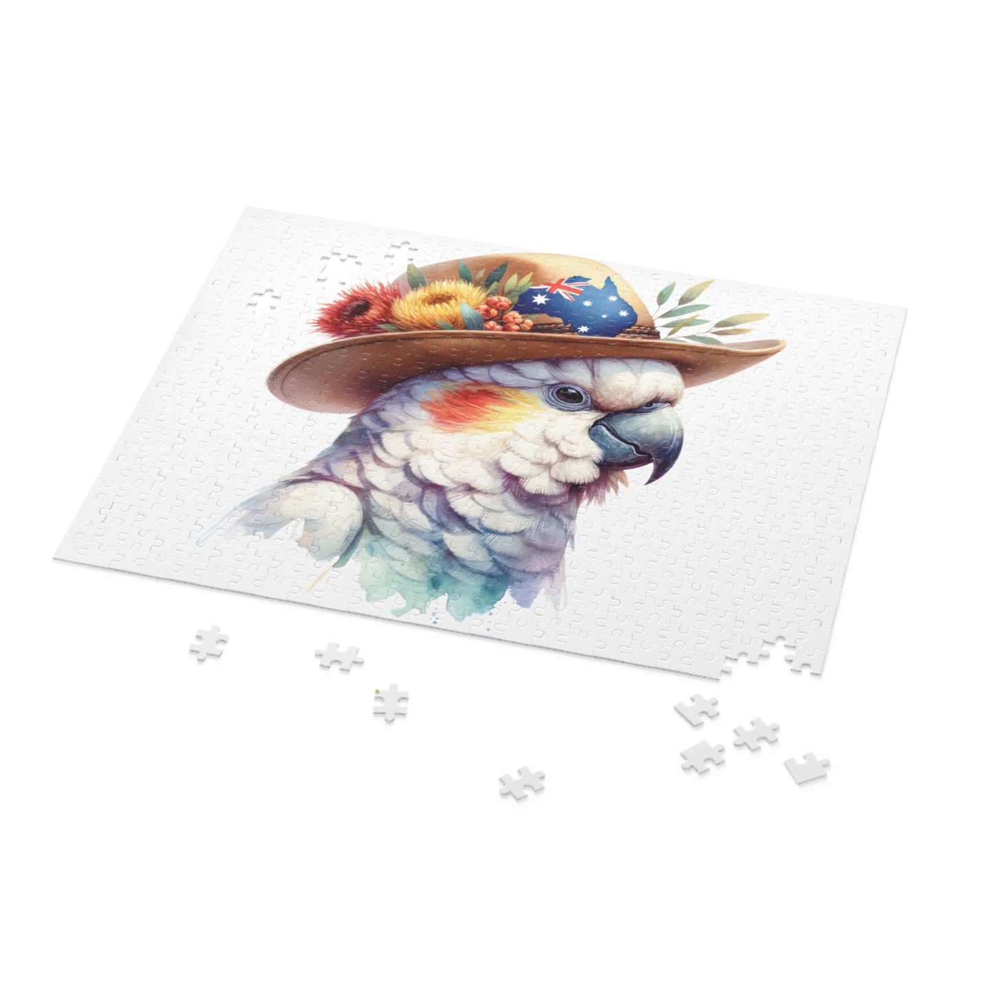 Personalised/Non-Personalised Puzzle, Cockatoo (120, 252, 500-Piece)