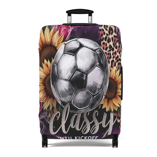 Luggage Cover, Soccer, Classy until Kickoff, awd-1732