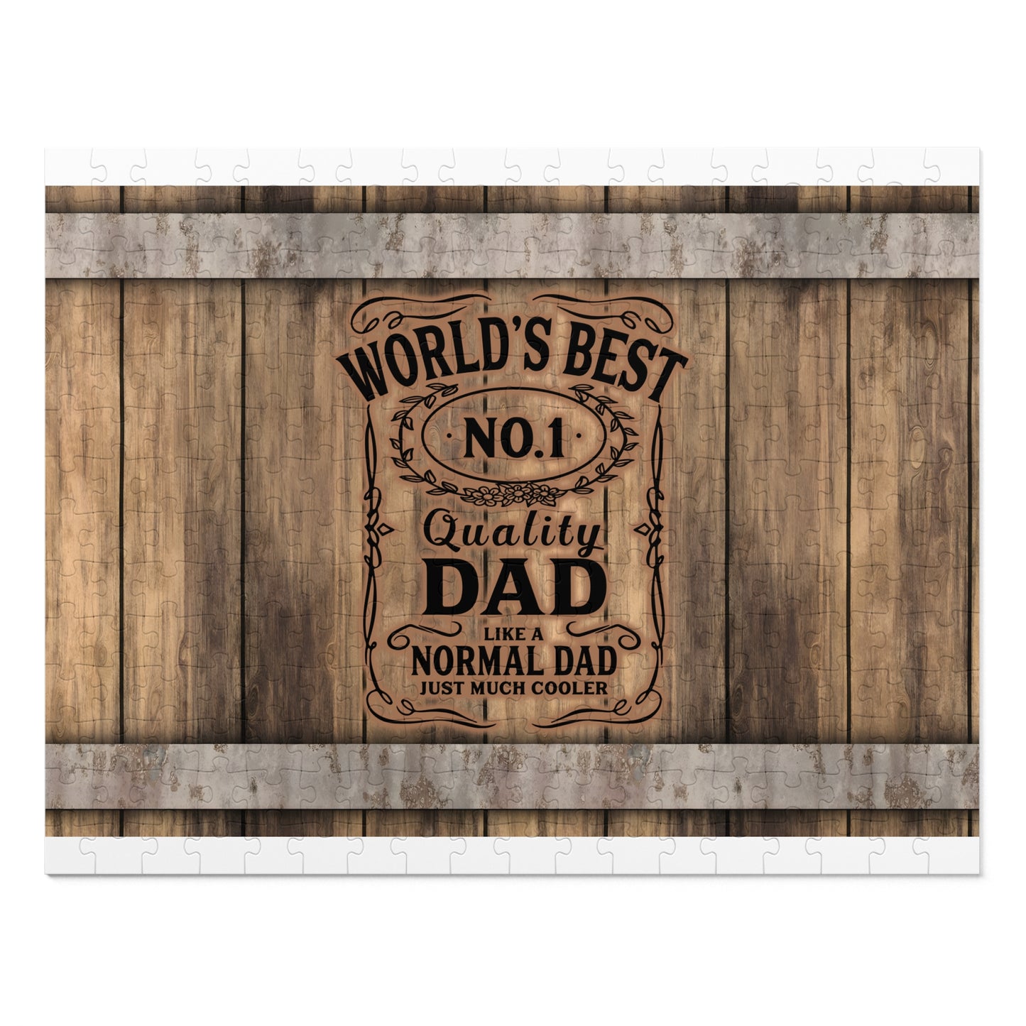 Puzzle, Dad, World's Best Dad, Personalised/Non-Personalised (30, 110, 252, 500,1000-Piece) awd-573