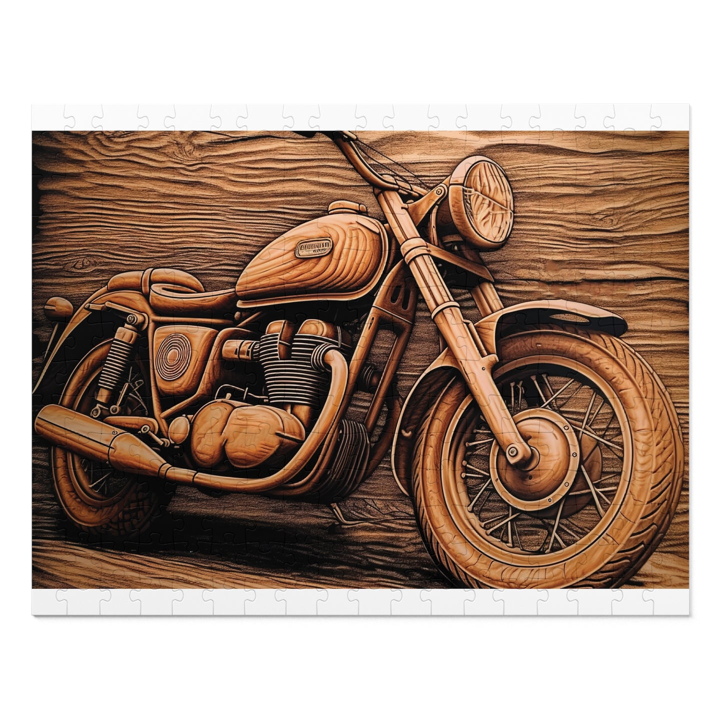 Jigsaw Puzzle, Motorbike, Personalised/Non-Personalised (30, 110, 252, 500,1000-Piece)