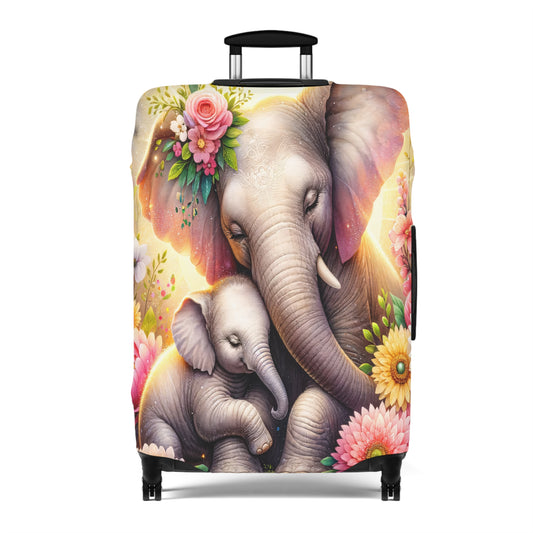 Luggage Cover, Elephant and Baby awd-1740