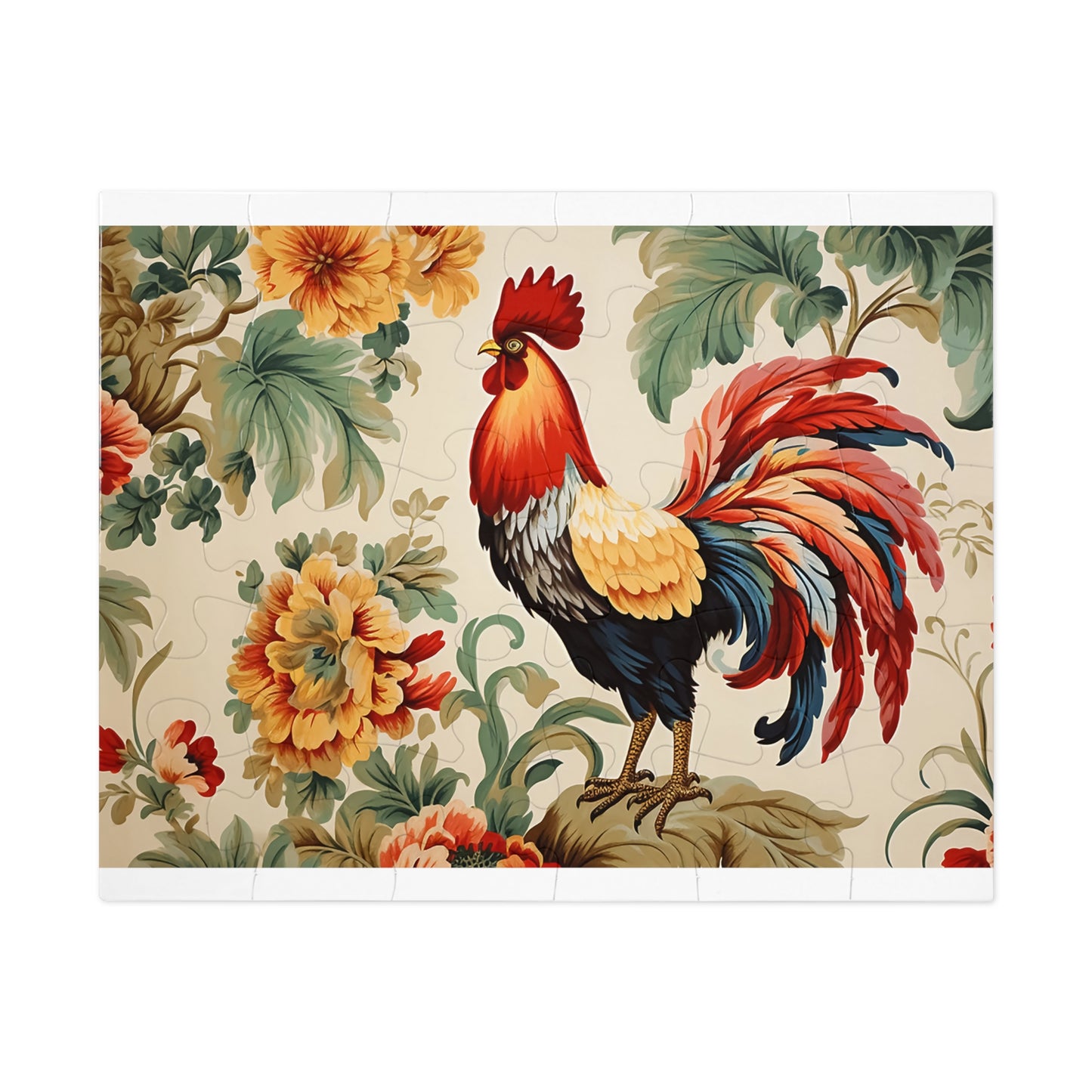 Jigsaw Puzzle, Chicken/Rooster, Personalised/Non-Personalised (30, 110, 252, 500,1000-Piece)