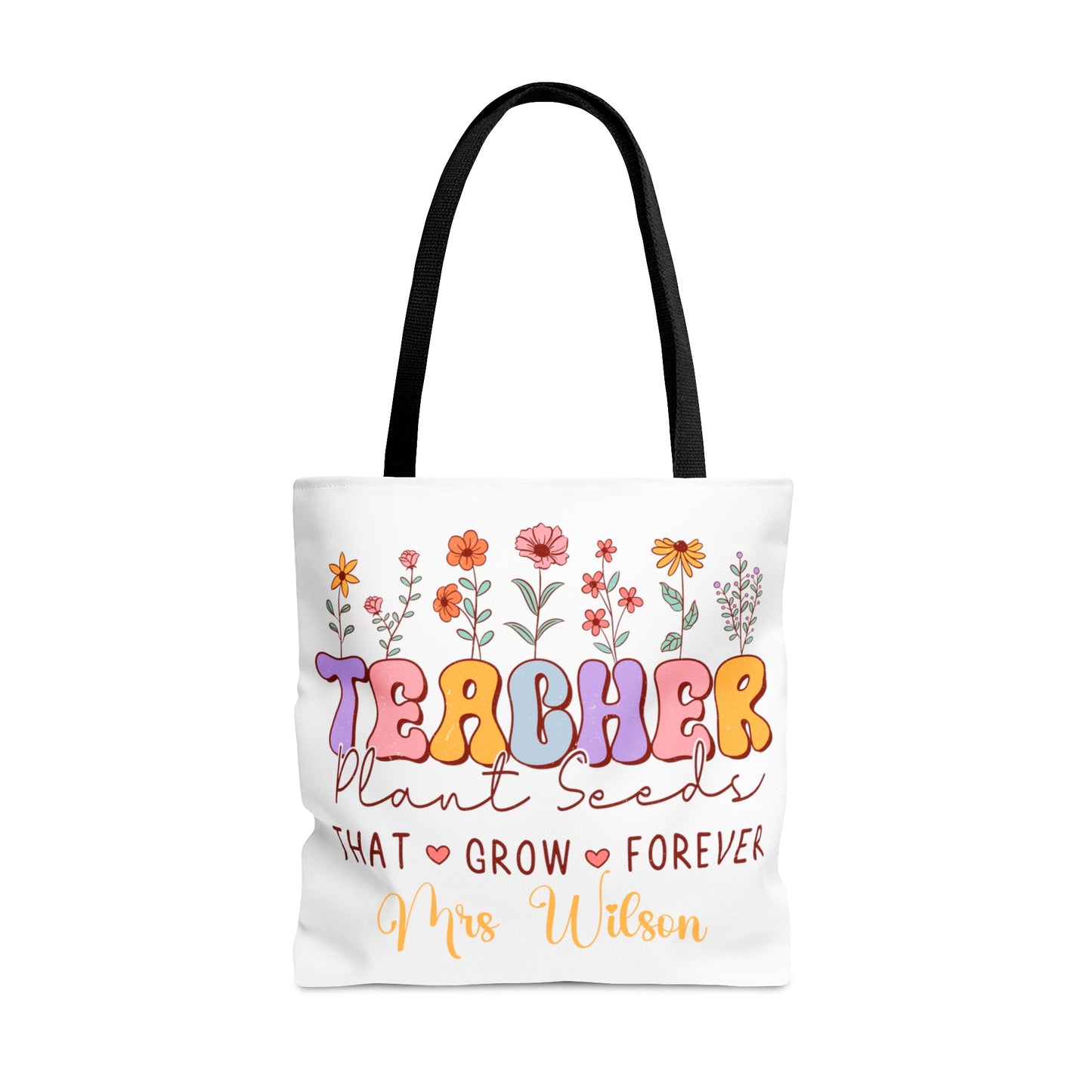 Personalised Tote Bag, Teacher Tote bag