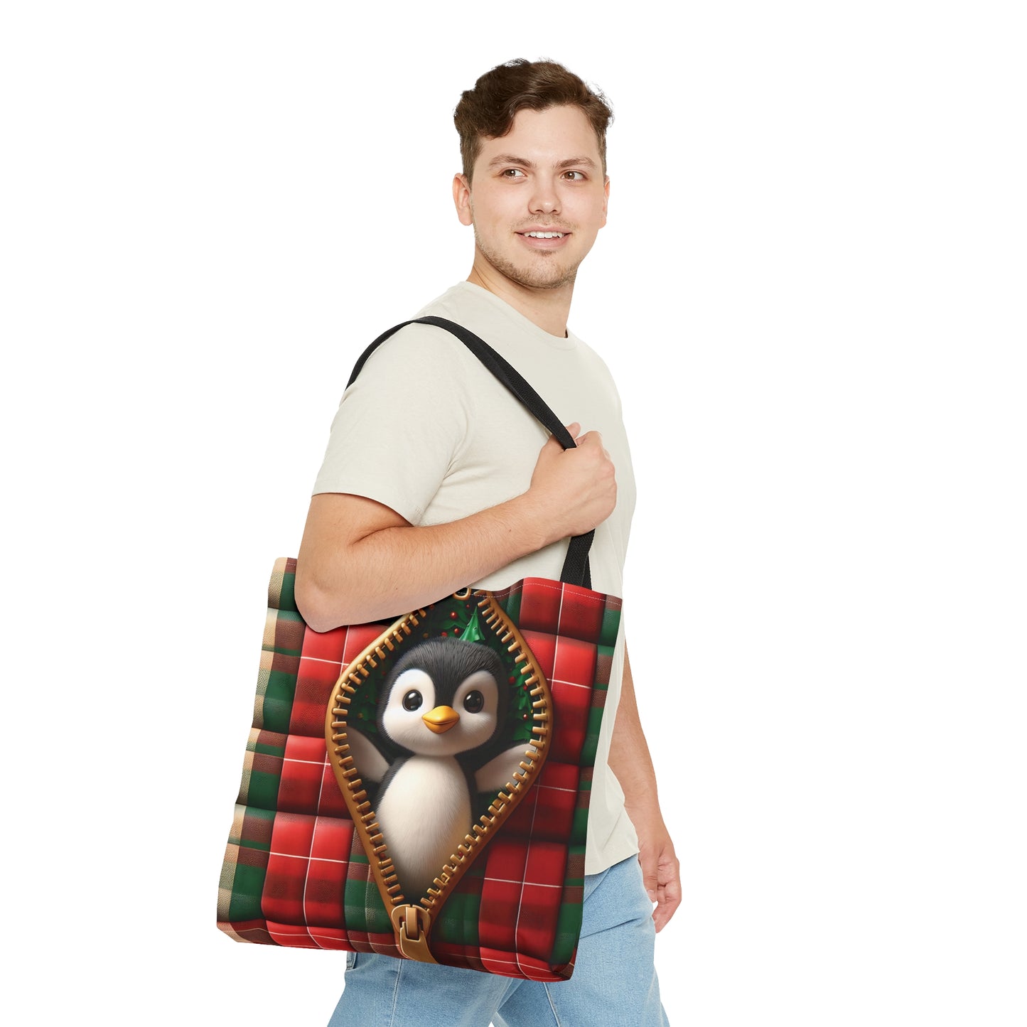 Tote Bag, Penguin, Personalised/Non-Personalised Tote bag