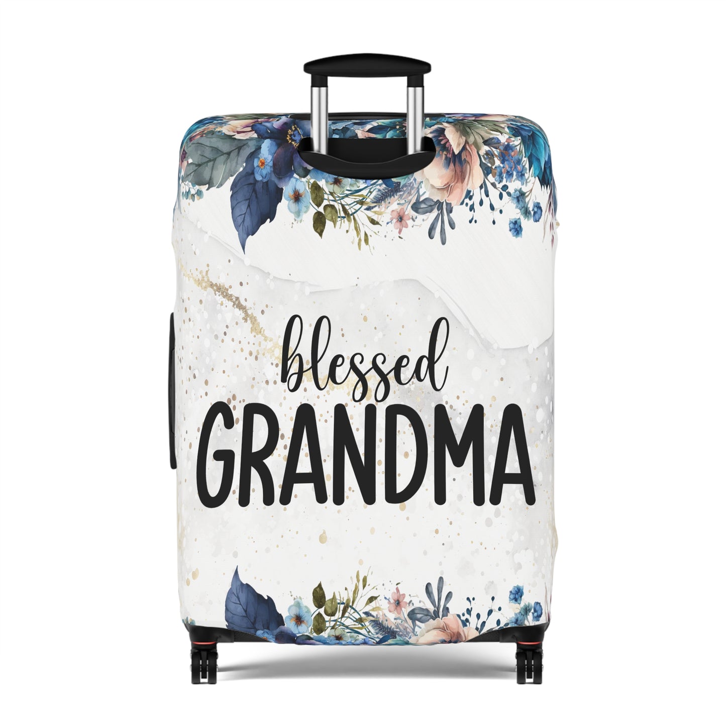 Luggage Cover, Floral, Blessed Grandma, awd-729