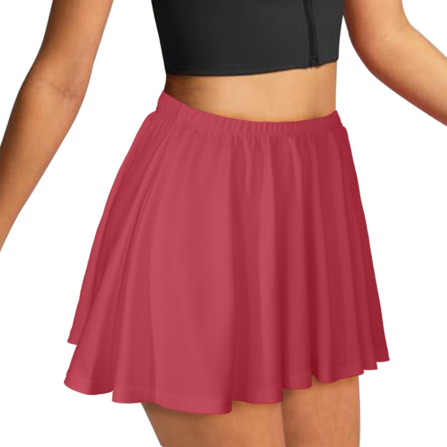 Tamarillo Skater Skirt All Over Print Skater Skirt (Model D69)